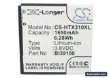 HTC Titan Replacement Battery, 3.8V, 1650mAh, Li-ion 5