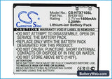 T-Mobile Raider 4G Replacement Battery, 3.7V, 1400mAh, Li-ion 5