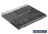 AT&T Vivid 4G Replacement Battery, 3.7V, 1600mAh, Li-ion 3