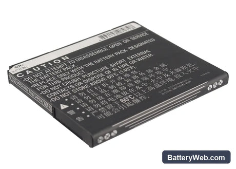 AT&T Vivid 4G Replacement Battery, 3.7V, 1600mAh, Li-ion 3