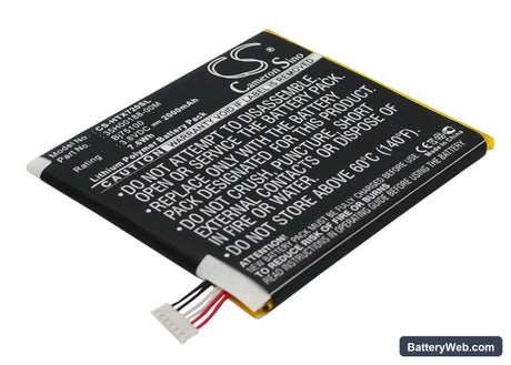 Sprint EVO 4G LTE Replacement Battery, 3.8V, 2000mAh, Li-Polymer 2