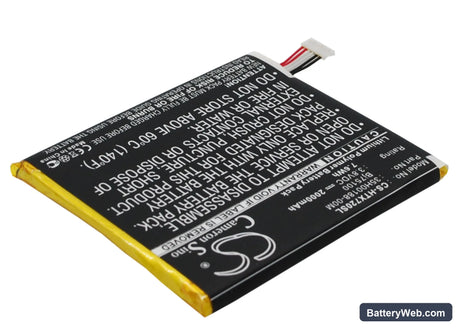 Sprint EVO 4G LTE Replacement Battery, 3.8V, 2000mAh, Li-Polymer 3