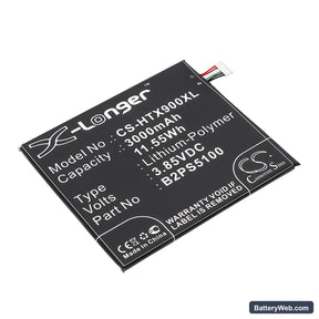HTC One X9 Replacement Battery, 3.85V, 3000mAh, Li-Polymer 1