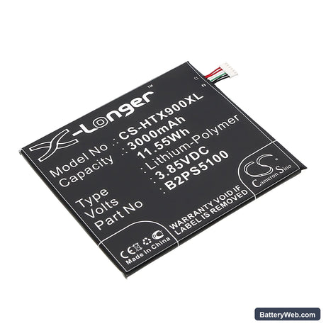 HTC One X9 Replacement Battery, 3.85V, 3000mAh, Li-Polymer 1