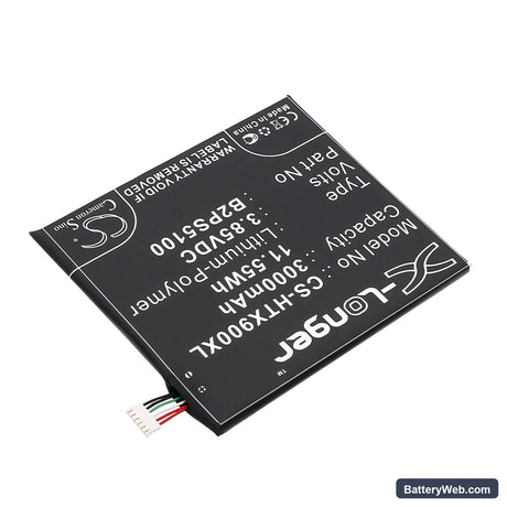 HTC One X9 Replacement Battery, 3.85V, 3000mAh, Li-Polymer 2
