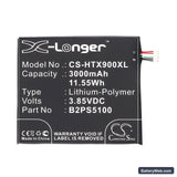 HTC One X9 Replacement Battery, 3.85V, 3000mAh, Li-Polymer 3
