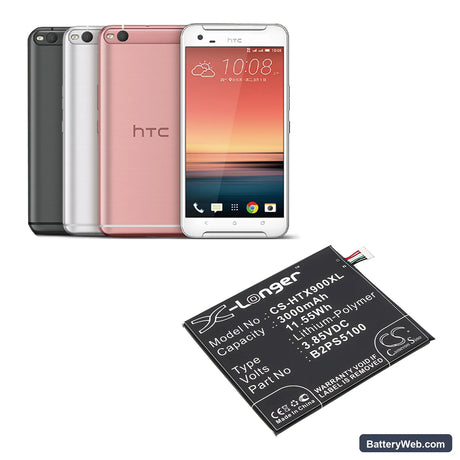 HTC One X9 Replacement Battery, 3.85V, 3000mAh, Li-Polymer 6