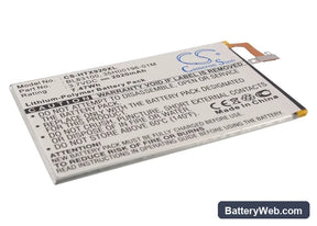 HTC J butterfly Replacement Battery, 3.8V, 2020mAh, Li-Polymer 1