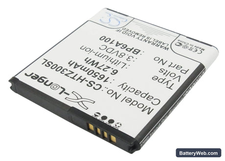 HTC Desire 300 Replacement Battery, 3.8V, 1650mAh, Li-ion 2