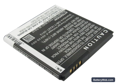 HTC Desire 300 Replacement Battery, 3.8V, 1650mAh, Li-ion 3