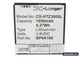 HTC Desire 300 Replacement Battery, 3.8V, 1650mAh, Li-ion 5