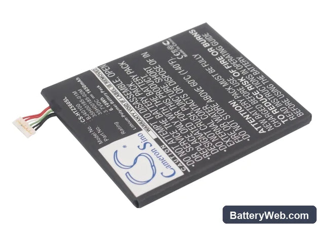 T-Mobile Ville Replacement Battery, 3.7V, 1650mAh, Li-Polymer 1