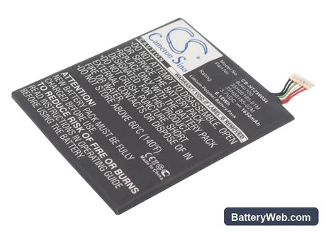 T-Mobile Ville Replacement Battery, 3.7V, 1650mAh, Li-Polymer 2