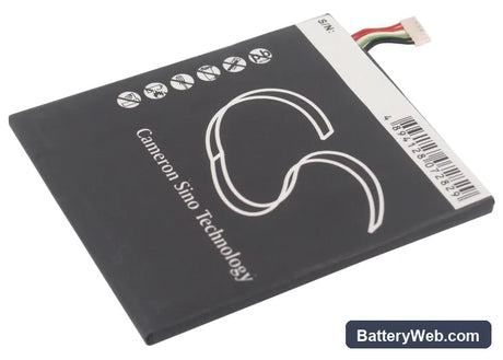 T-Mobile Ville Replacement Battery, 3.7V, 1650mAh, Li-Polymer 3