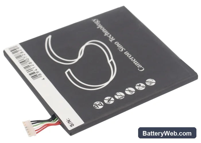 T-Mobile Ville Replacement Battery, 3.7V, 1650mAh, Li-Polymer 4