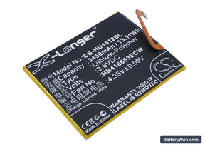 Google Nexus 6P Replacement Battery, 3.8V, 3450mAh, Li-Polymer 1