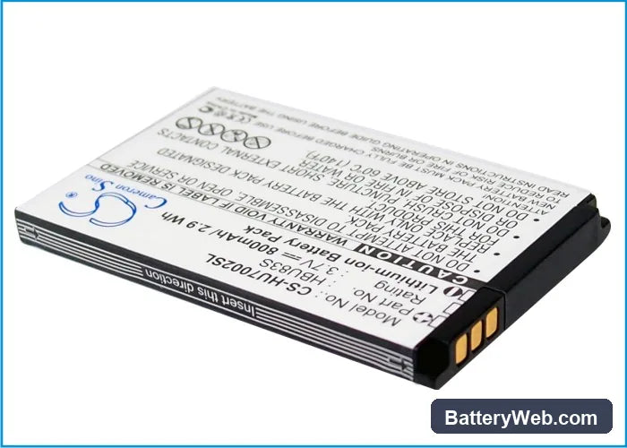 Huawei G7002 Replacement Battery, 3.7V, 800mAh, Li-ion 2