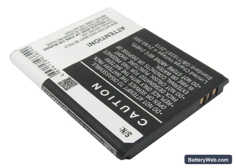 T-Mobile Comet Replacement Battery, 3.7V, 1100mAh, Li-ion 3