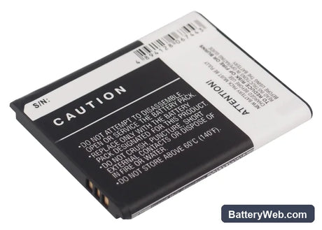 MetroPCS HWM835-R Replacement Battery, 3.7V, 1300mAh, Li-ion 3