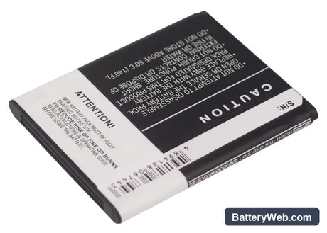MetroPCS HWM835-R Replacement Battery, 3.7V, 1300mAh, Li-ion 4