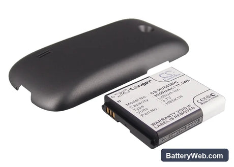 Huawei U8650 Replacement Battery, 3.7V, 3000mAh, Li-ion 1