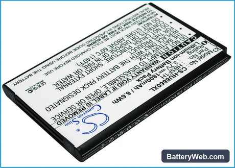 Huawei U8860 Replacement Battery, 3.7V, 1800mAh, Li-ion 2