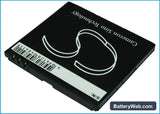 Huawei ideos X6 Replacement Battery, 3.7V, 1400mAh, Li-ion 3