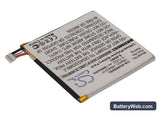 Huawei U9500 Replacement Battery, 3.7V, 1800mAh, Li-Polymer 2