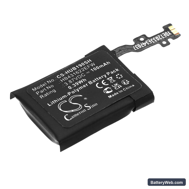 Huawei Band B6 Replacement Battery, 3.87V, 100mAh, Li-Polymer 1