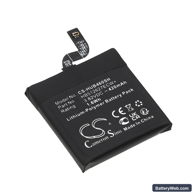 Huawei Watch GT 46mm Replacement Battery, 3.82V, 420mAh, Li-Polymer 1