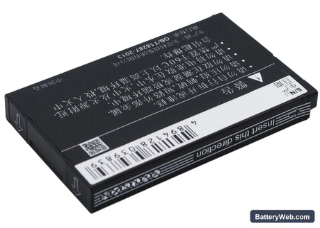 ESIA Music Box Replacement Battery, 3.7V, 1100mAh, Li-ion 4