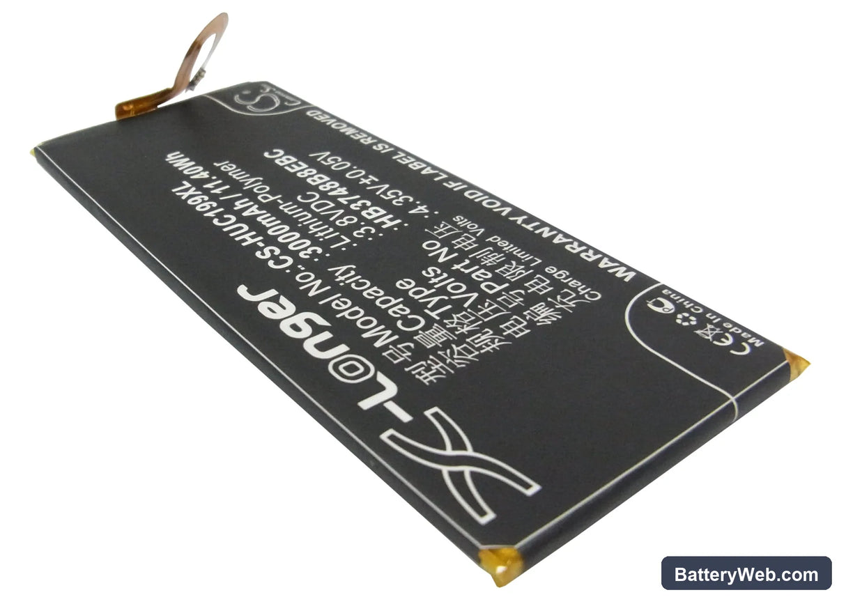 Huawei C199 Replacement Battery, 3.8V, 3000mAh, Li-Polymer 2