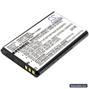 Huawei C6300 Replacement Battery, 3.7V, 1050mAh, Li-ion 1