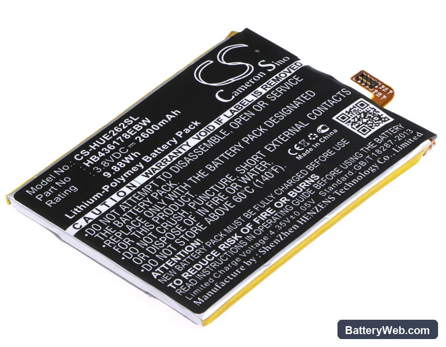 Huawei E2629 Replacement Battery, 3.8V, 2600mAh, Li-Polymer 1