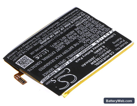 Huawei E2629 Replacement Battery, 3.8V, 2600mAh, Li-Polymer 2