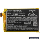 Huawei E5338 Replacement Battery, 3.7V, 1400mAh, Li-Polymer 3