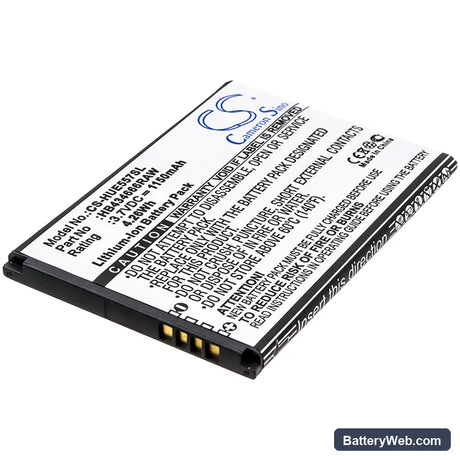 Huawei E5573 Replacement Battery, 3.7V, 1150mAh, Li-ion 1