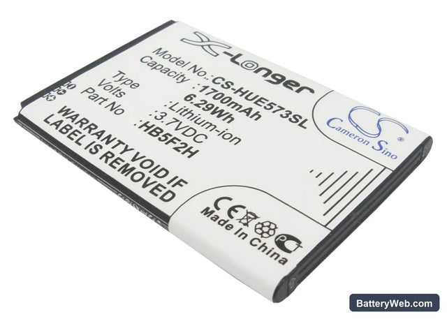 Huawei E5373 Replacement Battery, 3.7V, 1700mAh, Li-ion 1