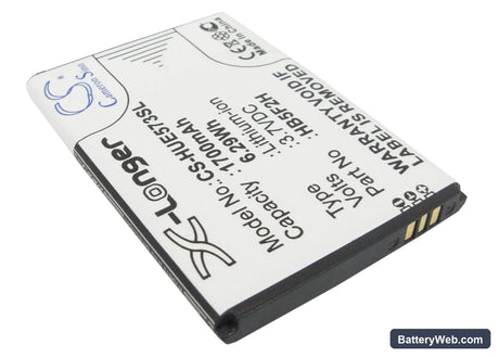 Huawei E5373 Replacement Battery, 3.7V, 1700mAh, Li-ion 2