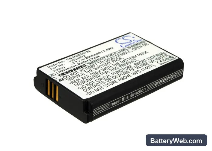 Huawei E587 4G Replacement Battery, 3.7V, 2000mAh, Li-ion 2