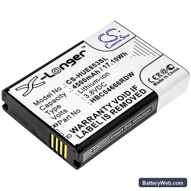 Huawei E5573S-852 Replacement Battery, 3.8V, 4500mAh, Li-ion 1