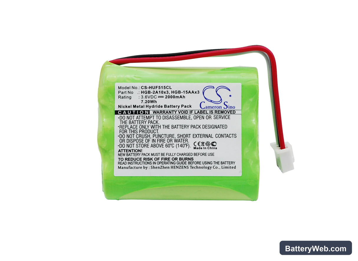 Huawei ETS5623 Replacement Battery, 3.6V, 2000mAh, Ni-MH 5
