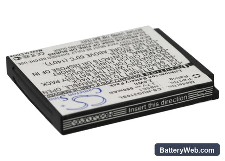 Huawei G2201 Replacement Battery, 3.7V, 550mAh, Li-ion 2
