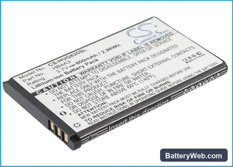 T-Mobile Unity Replacement Battery, 3.7V, 800mAh, Li-ion 1