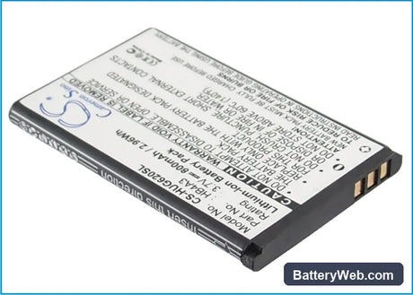T-Mobile Unity Replacement Battery, 3.7V, 800mAh, Li-ion 2