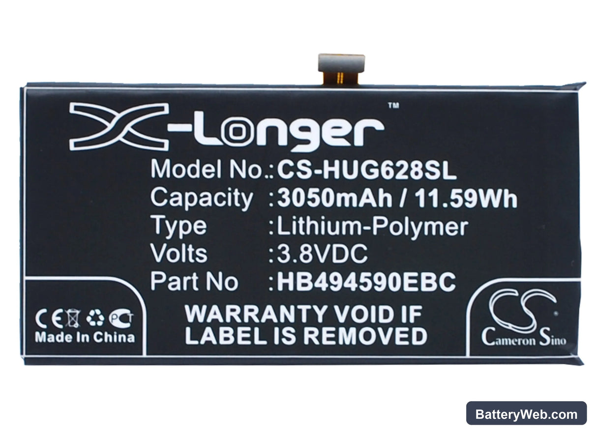 Honor 7 Replacement Battery, 3.8V, 3050mAh, Li-Polymer 1