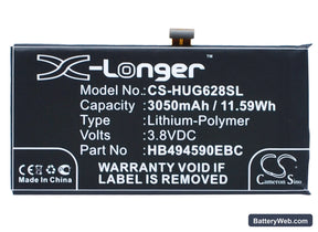 Honor 7 Replacement Battery, 3.8V, 3050mAh, Li-Polymer 1