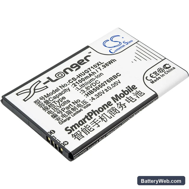 Huawei A199 Replacement Battery, 3.8V, 2100mAh, Li-ion 1