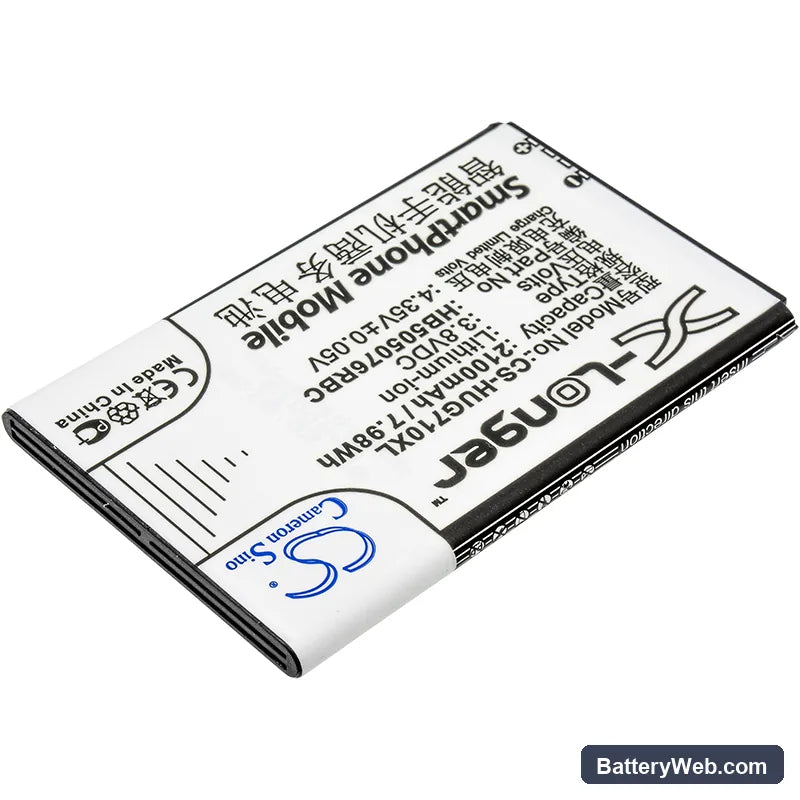 Huawei A199 Replacement Battery, 3.8V, 2100mAh, Li-ion 2