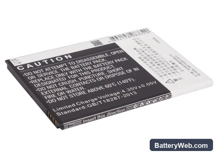 Huawei Ascend G750 Replacement Battery, 3.8V, 3000mAh, Li-ion 4
